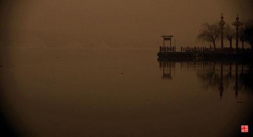 东昌湖的照片,千年古湖的碧波画卷